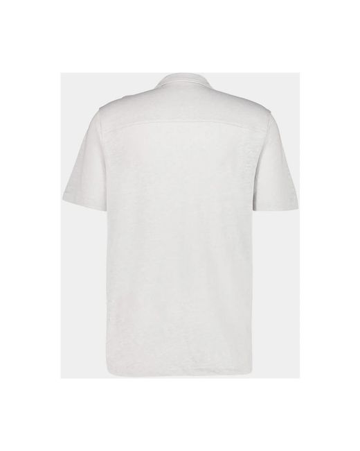 Majestic Filatures White Short Sleeve Shirts for men