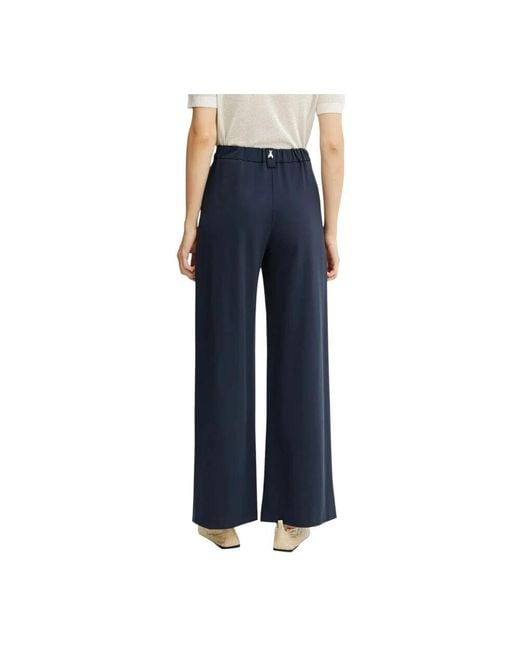 Patrizia Pepe Blue Wide Trousers