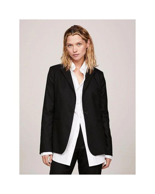 Blazers Tommy Hilfiger de color Black