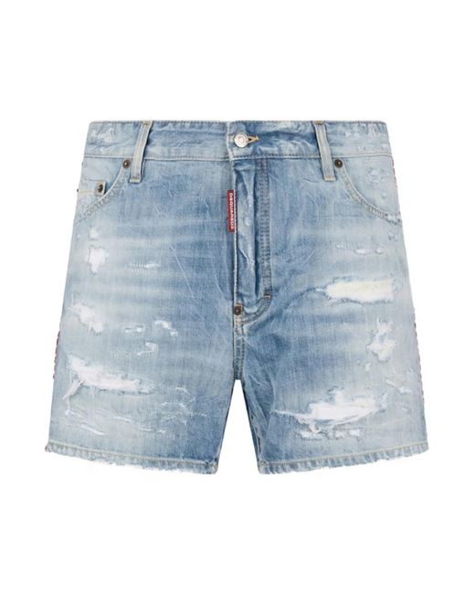 DSquared² Blue Denim Shorts for men