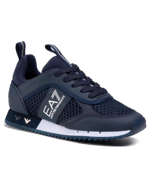 EA7 Blue Sneakers for men