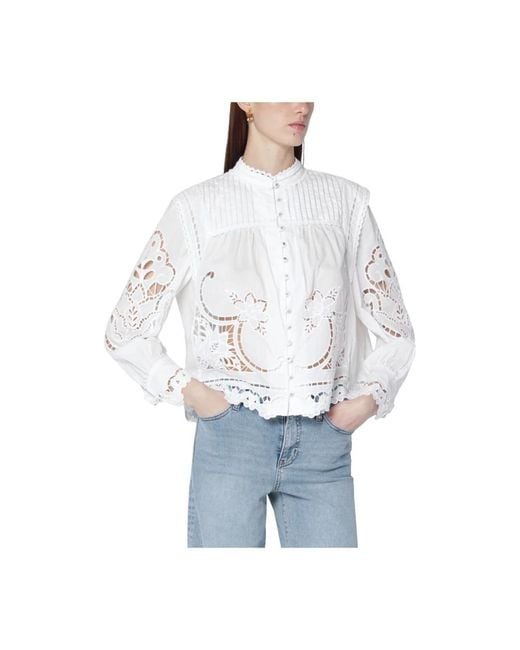 Farm Rio White Blouses