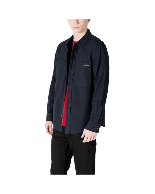 Calvin Klein Blue Casual Shirts for men