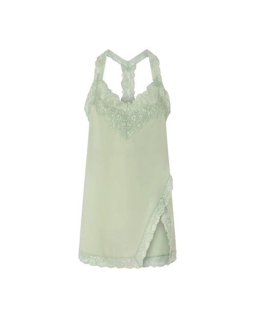 Pinko Green Sleeveless Tops