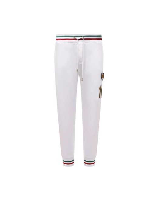Dolce & Gabbana Gray Logo Sweatpants for men