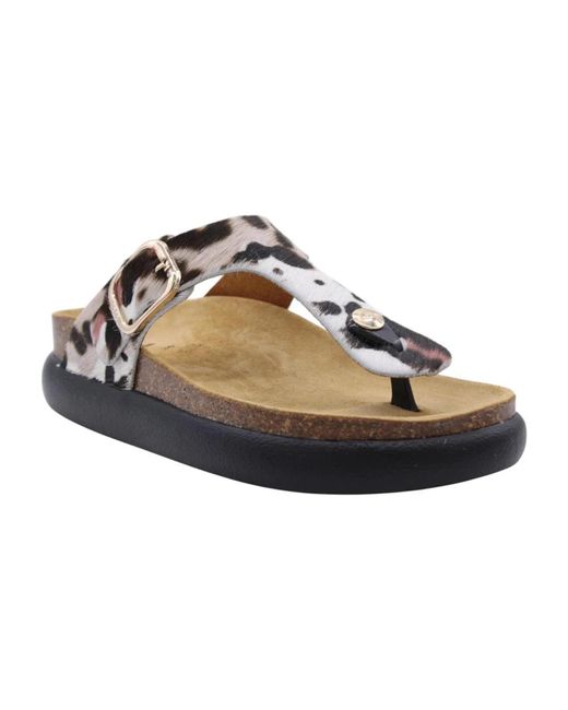 Scholl Brown Flip Flops