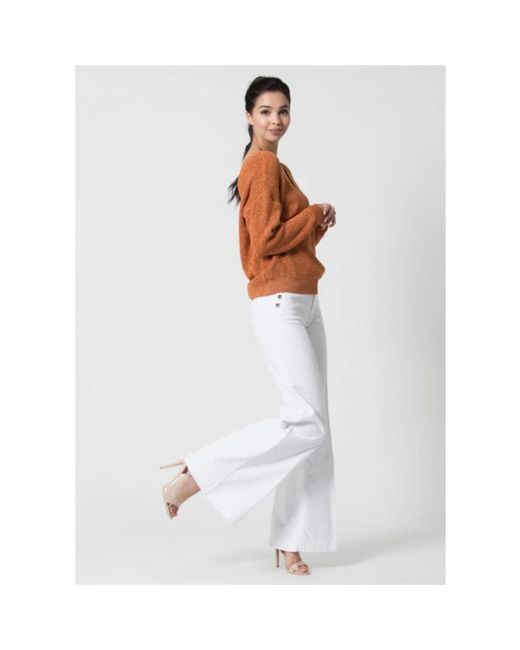 Kocca White Wide Trousers