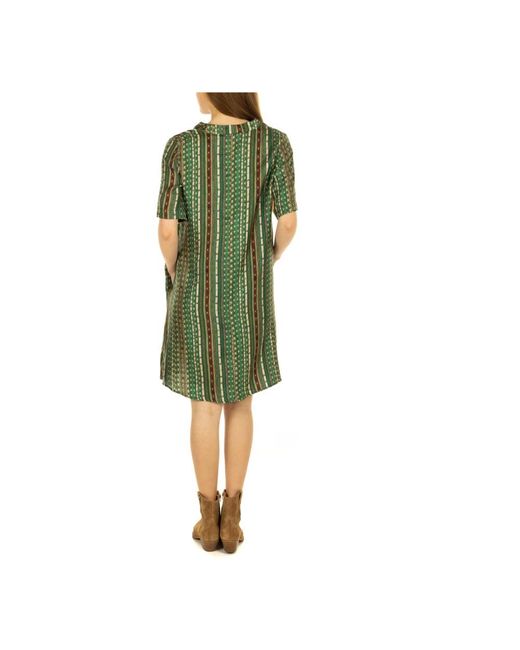 Momoní Green Short Dresses