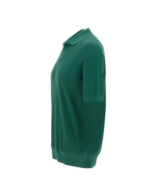 Gran Sasso Green Polo Shirts for men