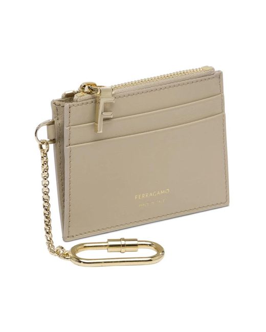 Ferragamo Natural Wallets & Cardholders
