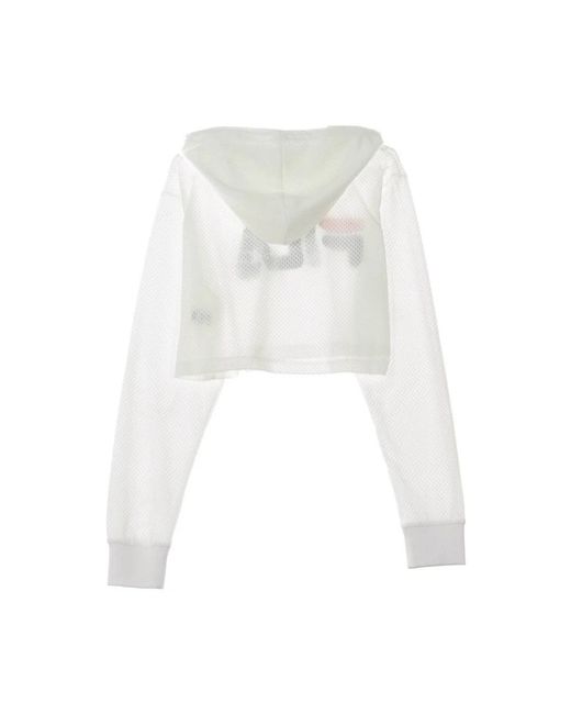Fila White Hoodies