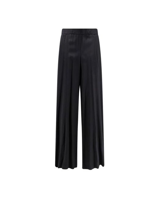 Nude Black Wide Trousers