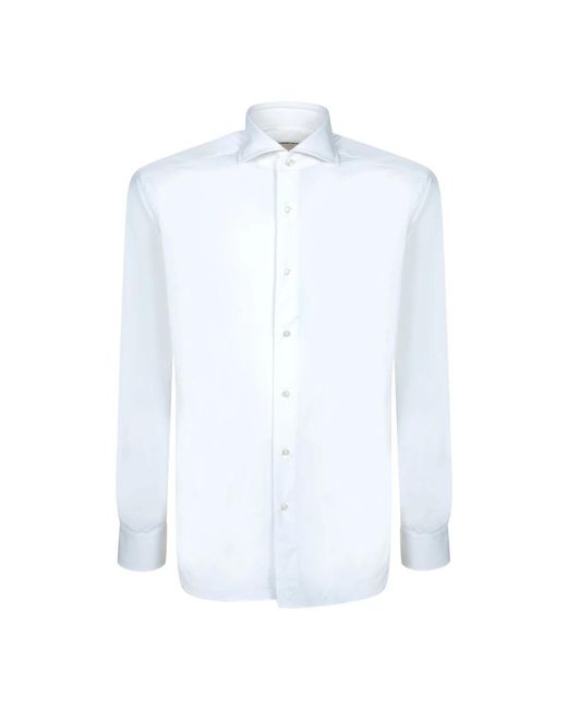 Dell'Oglio White Formal Shirts for men