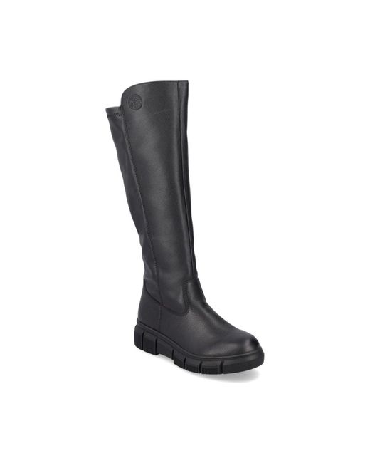 Rieker Black High Boots