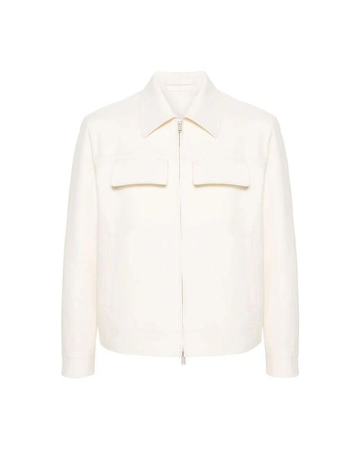 Lardini Ivory hemdjacke in White für Herren