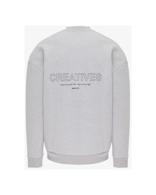 Genti Gray Sweatshirts for men