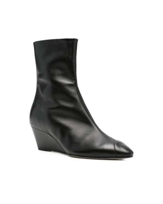 Aeyde Black Wedges