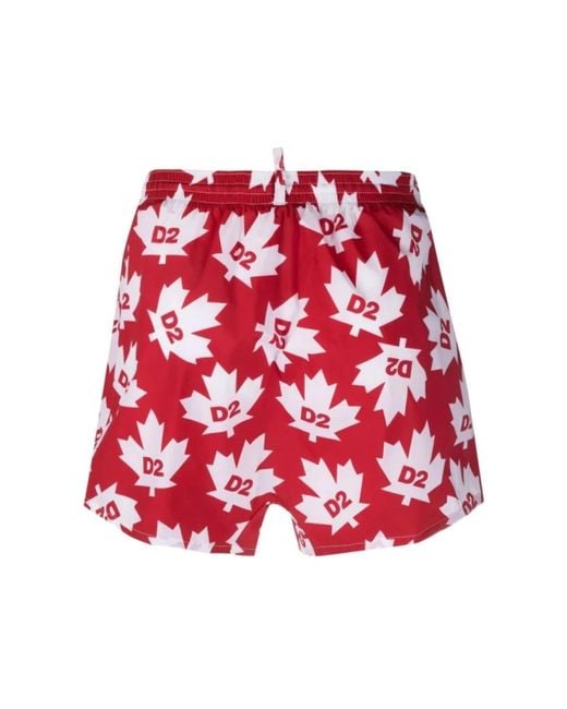 DSquared² Red Beachwear for men