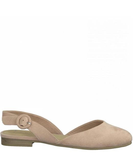 Marco Tozzi Natural Flat Sandals