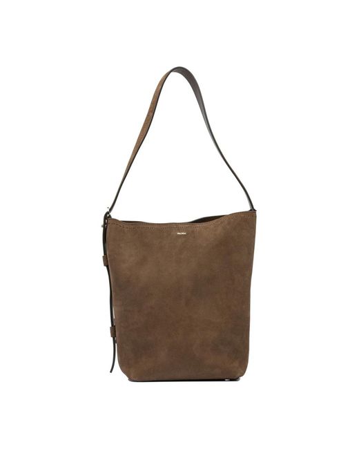 Max Mara Brown Braune Schultertasche Archetipo