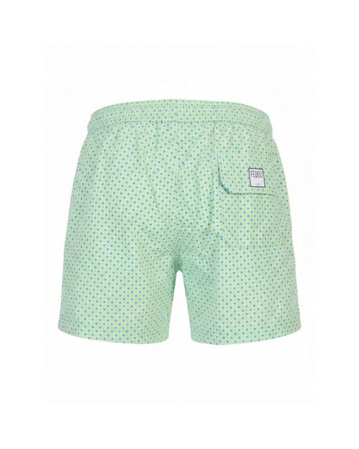 Fedeli Green Beachwear for men