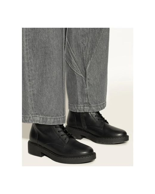 Lace-Up Boots Furla de color Black