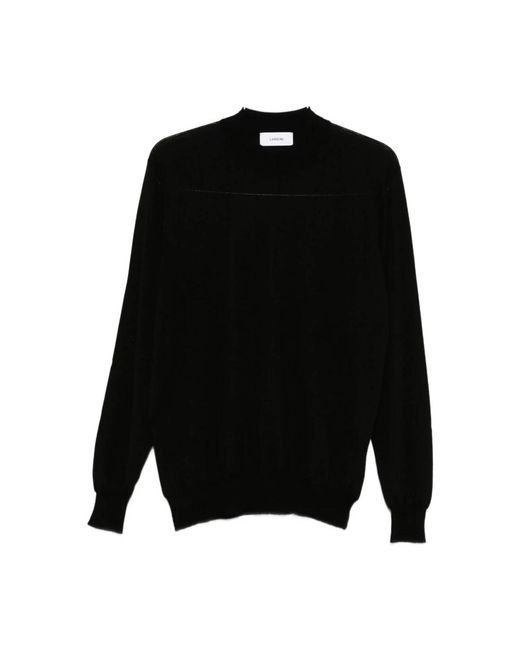 Lardini Schwarze Pullover Kollektion in Black für Herren