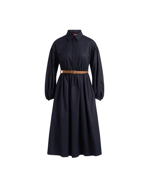 Max Mara Blue Midi Dresses