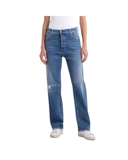 Replay Blue Straight Jeans