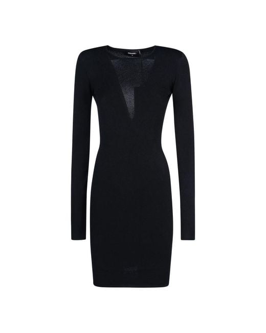 Knitted Dresses DSquared² en coloris Blue