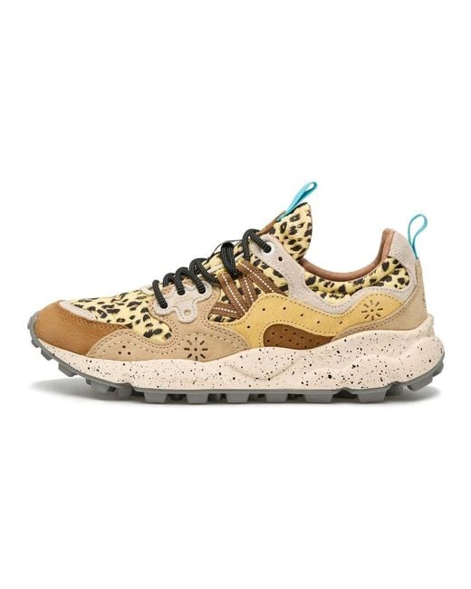 Sneakers Flower Mountain en coloris Metallic