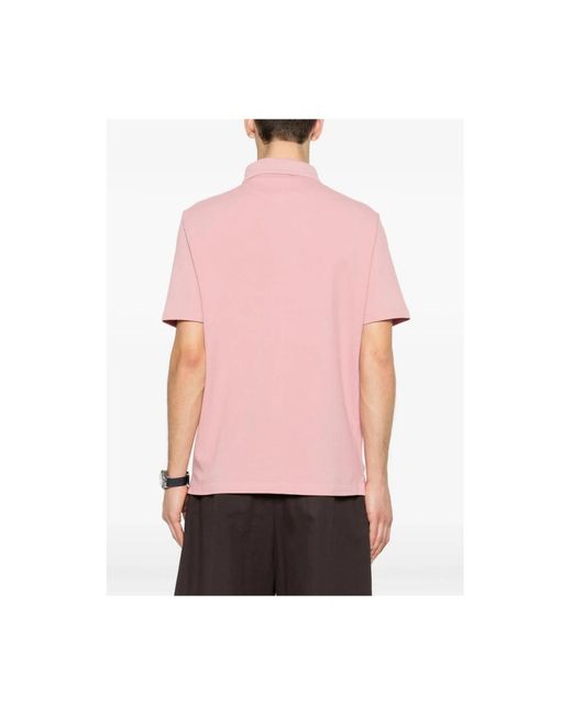 Isaia Pink Polo Shirts for men