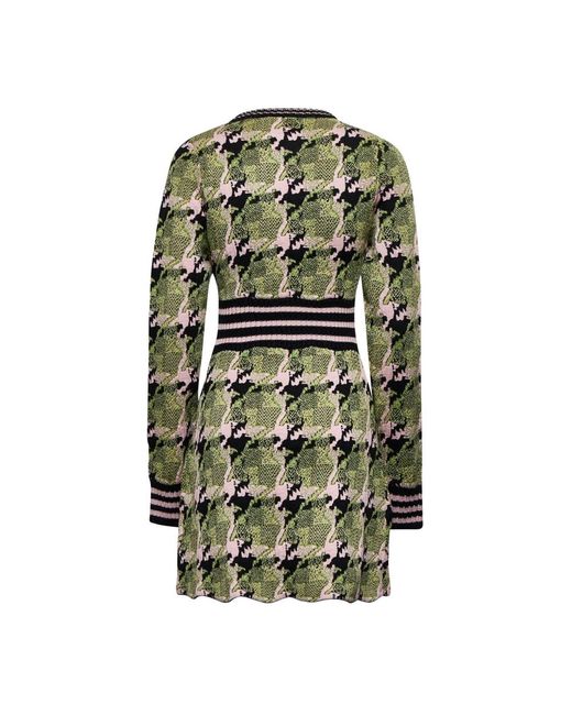 Knitted Dresses Silvian Heach en coloris Green