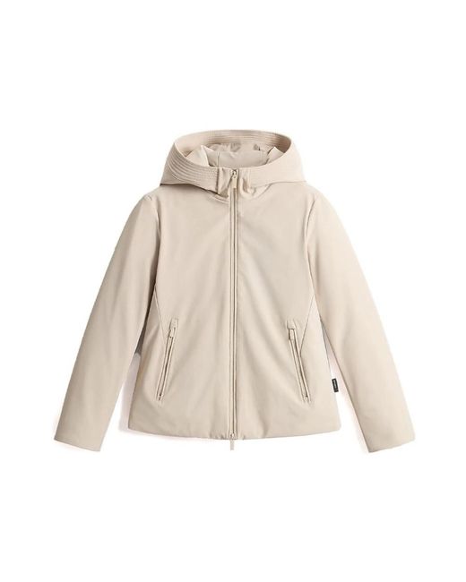 Woolrich Firth Short Parka in het Natural