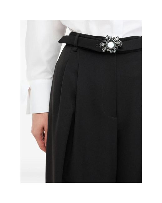 Liu Jo Black Wide Trousers