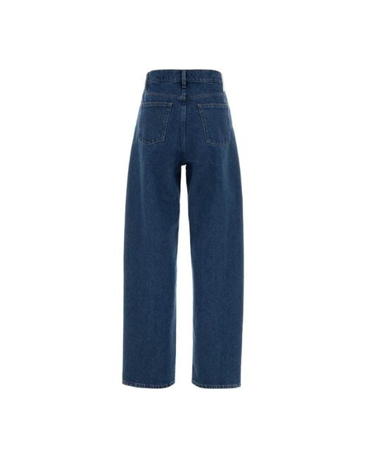 Jil Sander Blue Loose-Fit Jeans