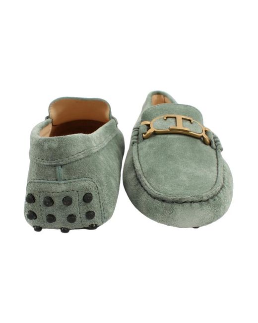 Tod's Green Moccasin Driver