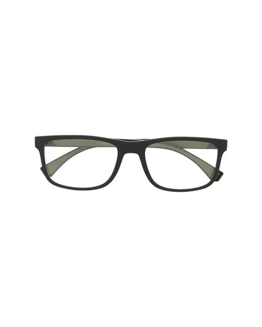 Emporio Armani Brown Glasses for men