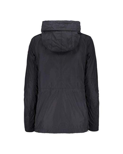 Parajumpers Jassen ,Blauw ,Polyester Lente Jas Met Capuchon En Verstelbare Tailleband in het Black
