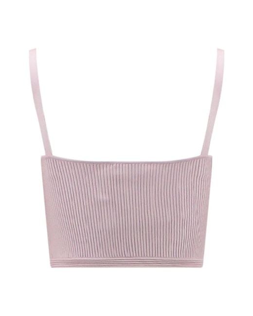 McQueen Purple Sleeveless Tops