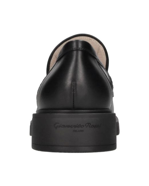 Gianvito Rossi Black Loafers