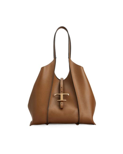 Tod's Brown Shopping Bags