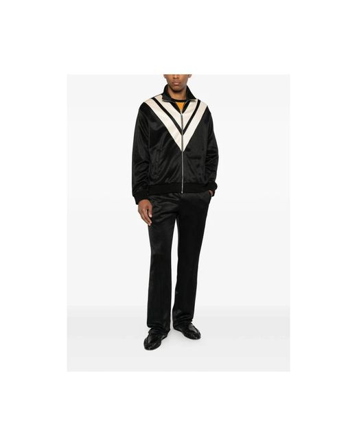 Valentino Black Leather Trousers for men
