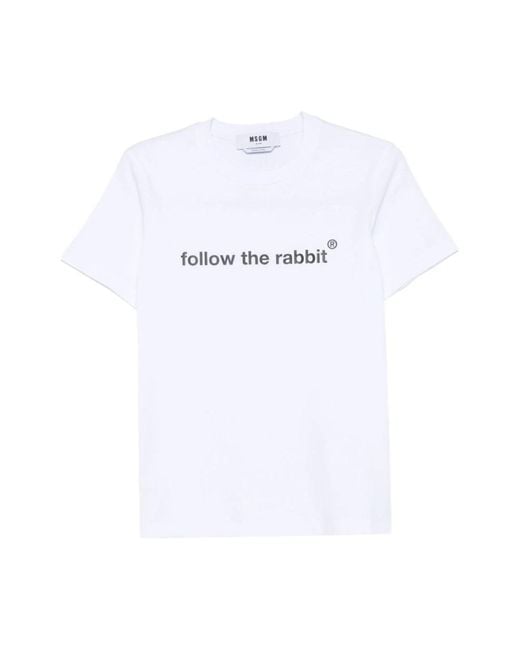 T-Shirts MSGM en coloris White