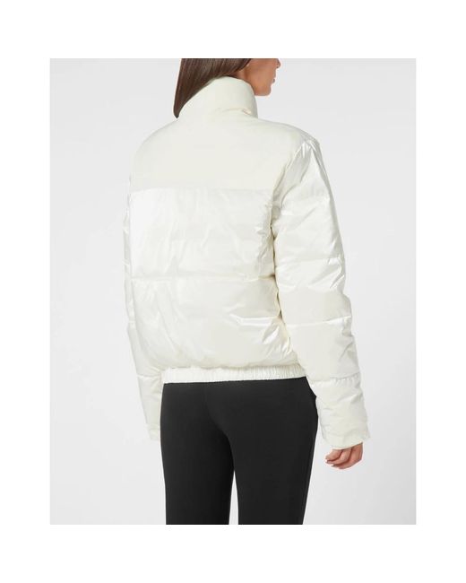 Philipp Plein Fitness ,Wit ,Nylon Nylon Bomber in het White