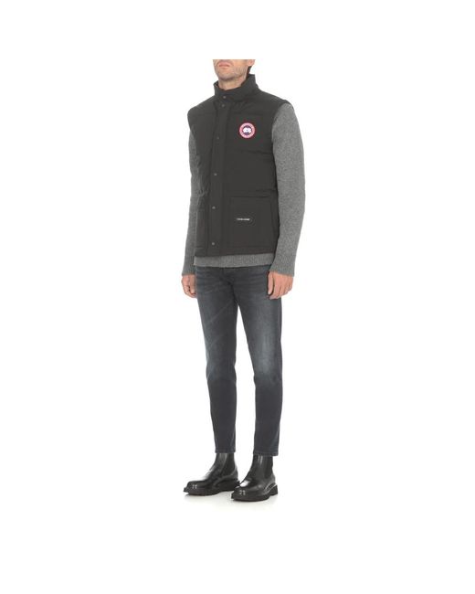 Canada Goose Black Waistcoats for men