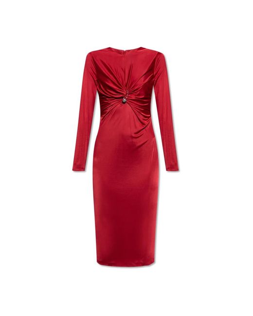 Versace Red Midi Dresses