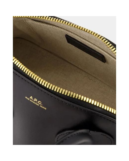 A.P.C. Black Leder handtaschen
