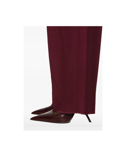 Marella Red Wide Trousers