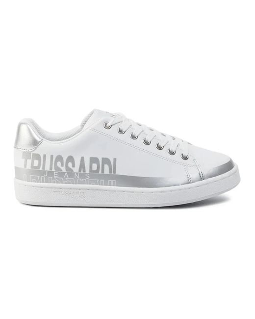 Trussardi White Casual sneaker 79a00420